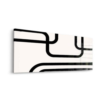 Markante minimalistische Linien - Acrylglasbild