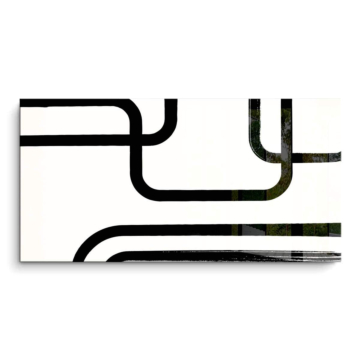 Markante minimalistische Linien - PVC-Bild glänzend
