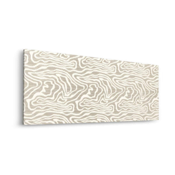 Neutral Topographic Lines Dibond Matt Art