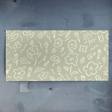 Sanftes florales Muster - Poster