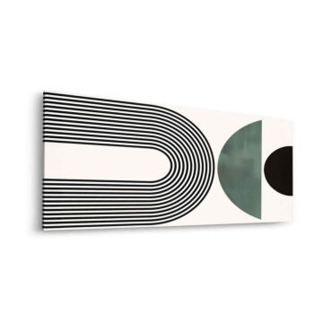 Audacieux cercle ligne - tableau Dibond mat