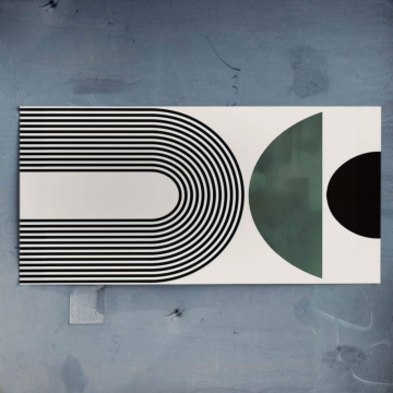 Audacieux cercle ligne - poster