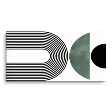 Bold Circle Line PVC Matt Art