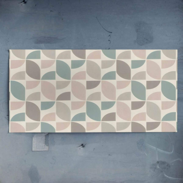 Pastelliges geometrisches Muster - Poster