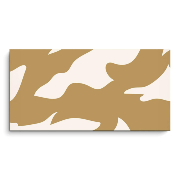 Beige Camouflage Pattern PVC Matt Art