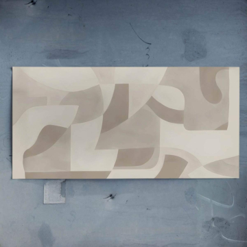 Abstrait neutre feuilles - poster