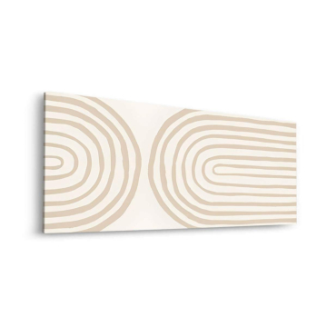 Abstrait neutre loop lignes - tableau Dibond mat