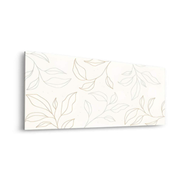 Leaf Outline Pattern Dibond Matt Art