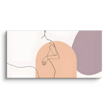 Minimalistischer Lounge-Stuhl - Leinwandbild