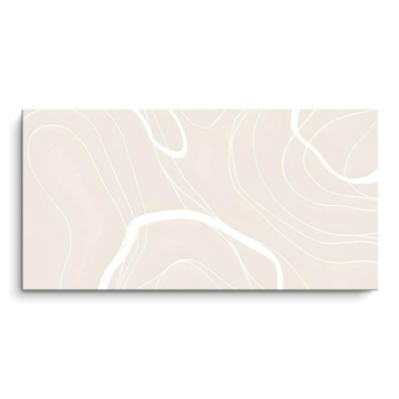 Sanft leuchtendes Linienmuster - PVC-Bild matt