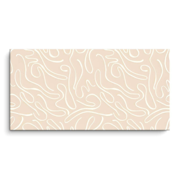 Neutrales Wellenlinienmuster - PVC-Bild matt