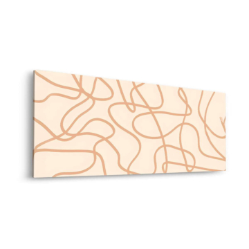 Doux entrelacé lignes - tableau Dibond mat