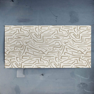 Patrón neutro maze - póster