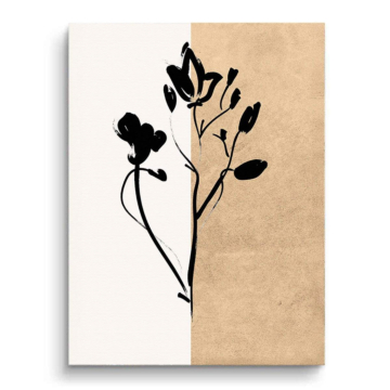 Botanical Stem Line Canvas Art