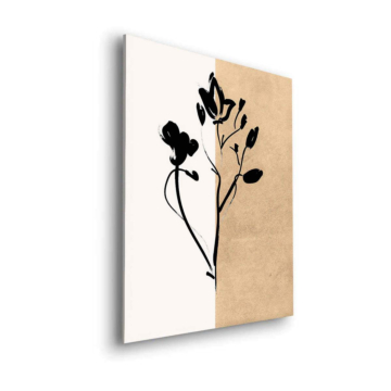 Botanical Stem Line Dibond Matt Art