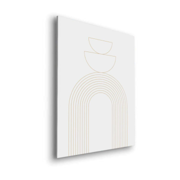 Balanced arche formes - tableau Dibond mat