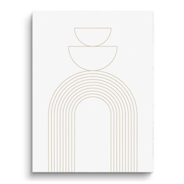 Balanced Arch Shapes PVC Matt Art