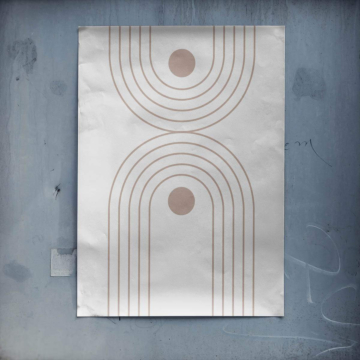 Infinite arco líneas - póster