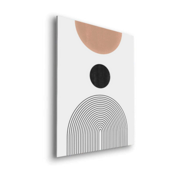 Bohème cercle arche - tableau Dibond mat