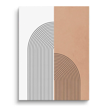 Layered Arch Lines PVC Matt Art