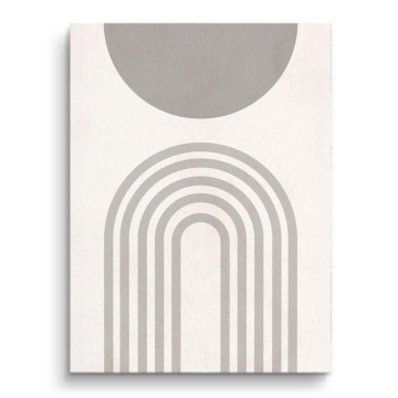 Gray Arch Abstract PVC Matt Art