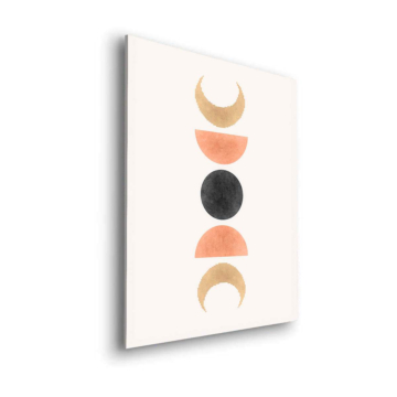 Bohème lune phase - tableau Dibond mat