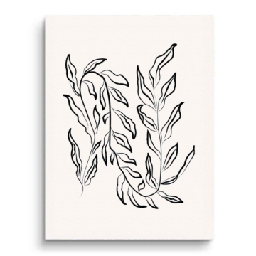Botanical Foliage Line Canvas Art