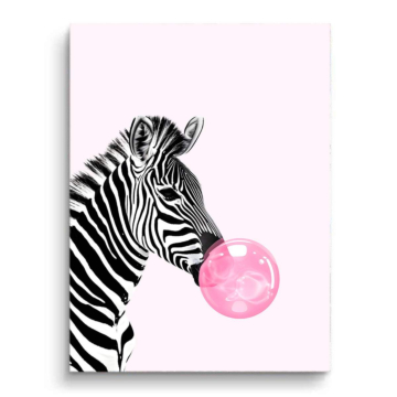 Zebra Pink Bubblegum PVC Matt Art