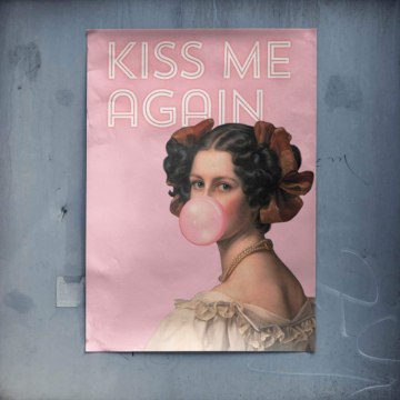Kiss Me Again Portrait Poster Art