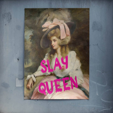 Slay Queen Portrait Poster Art