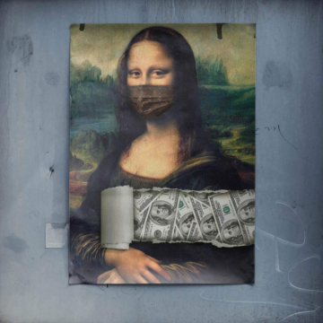 Mona Lisa Money Inspired Poster Art