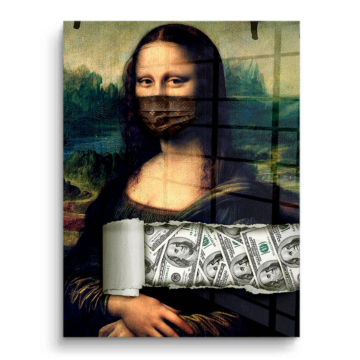 Mona Lisa Money Inspired PVC Gloss Art