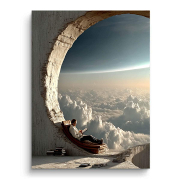 Surreal Cloud Lounge PVC Matt Art