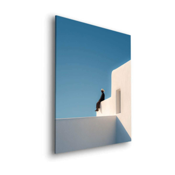 Minimal White Architecture Dibond Matt Art
