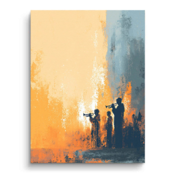 Easter Sunset Celebration Canvas Art