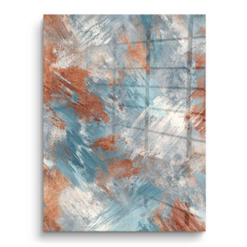 Abstrait doux painting - tableau PVC brillant