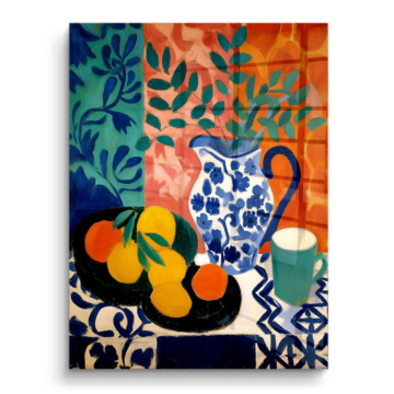 Mediterranean Fruit Flowers PVC Gloss Art