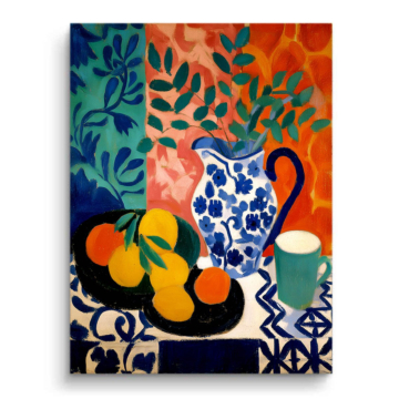 Mediterranean Fruit Flowers PVC Matt Art