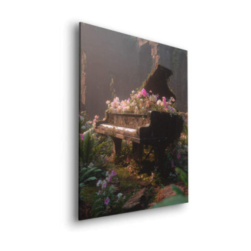 Overgrown Garden Piano Dibond Matt Art