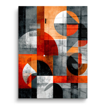 Géométrique composition - tableau PVC brillant