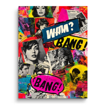 Pop Art Comic Bang Canvas Art