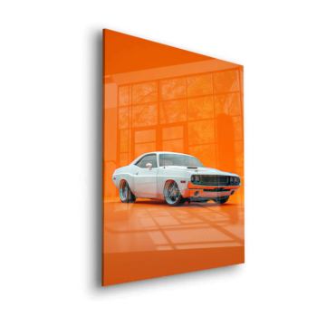 Mustang Challenger Inspired Muscle Car Acrylic Glass Art