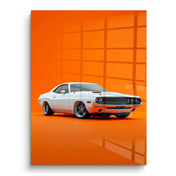 Mustang Challenger Inspired Muscle Car PVC Gloss Art