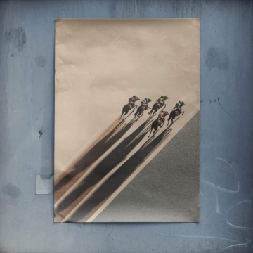 Schatten eines Pferderennens - Poster