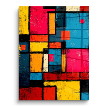 Grille de couleur moderniste - tableau PVC brillant