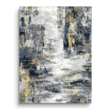 Abstrakt Winter Landschaft - PVC-Bild matt