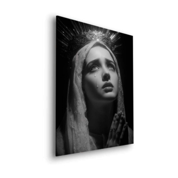 Oración de la Virgen María - cuadro Dibond mate
