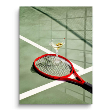 Tennis and Martini PVC Gloss Art
