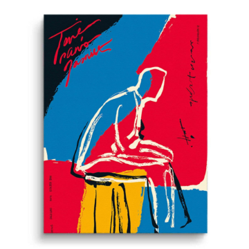 Seated Figure Pop Art Canvas Art