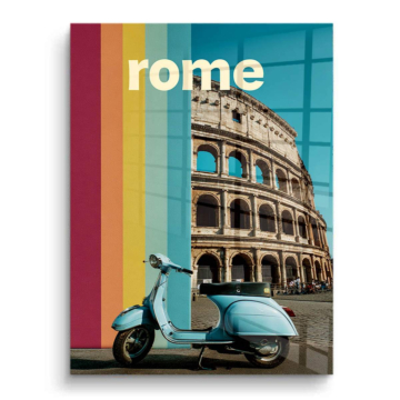 Rome Colosseum Scooter PVC Gloss Art